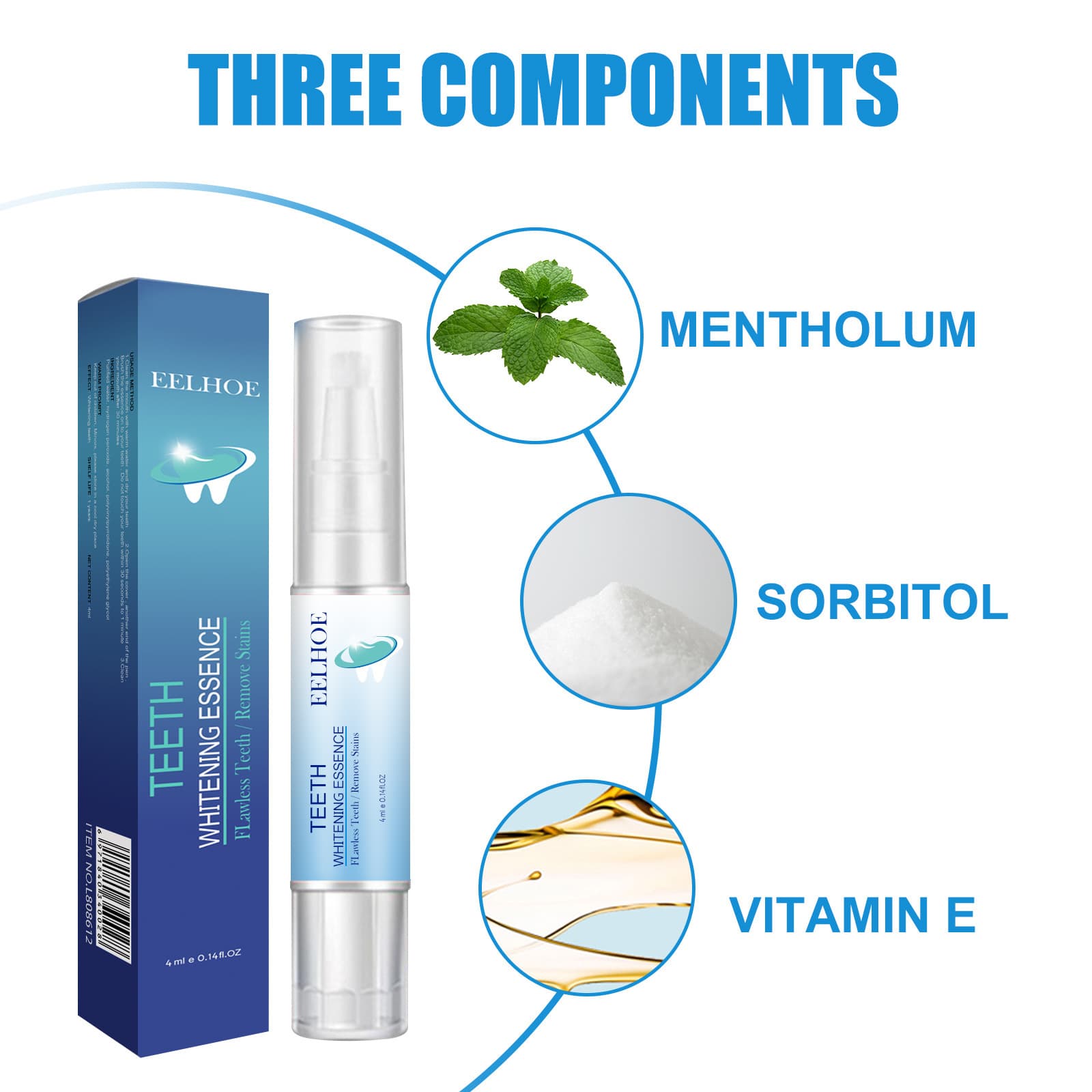 (Cross-border trading), eelhoe, toothbrush, oral care, removal of dental plaque, teeth whitening, (Physicals) 3