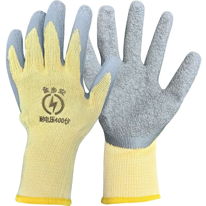 Non-slip Wear-resistant Rubber Breathable Gloves 400V 5