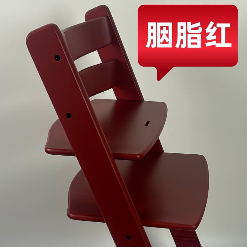 Children's universal teaching highchair from natural wood 4