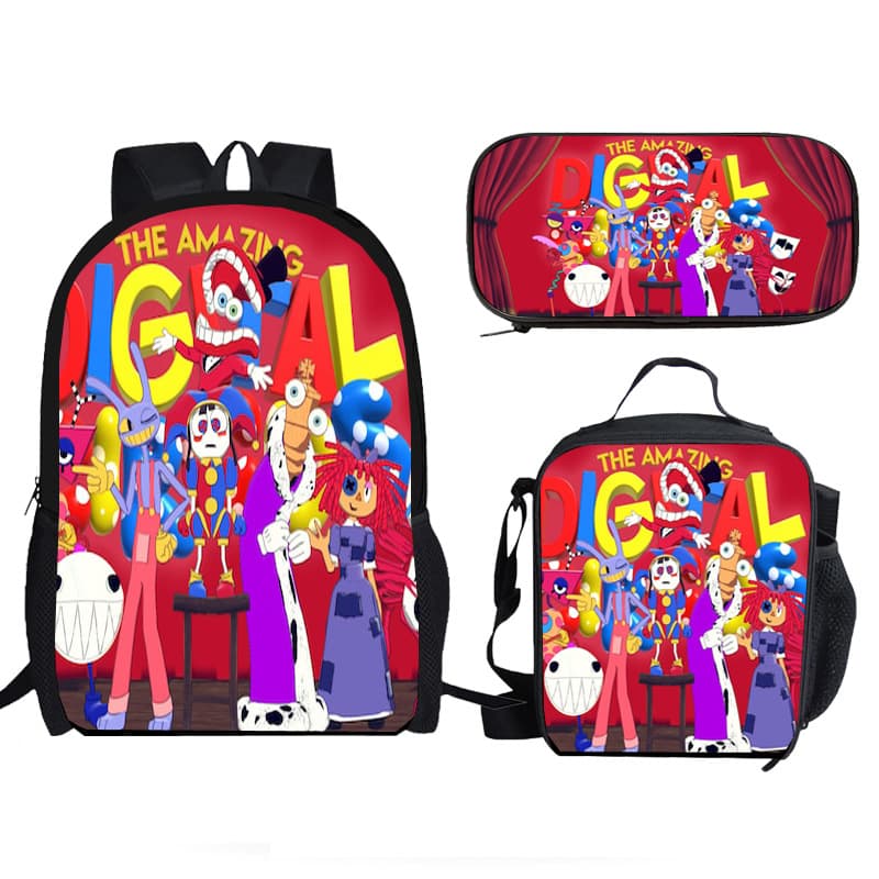 New Magic Digital Circus THE AMAZING DIGITAL CIRCUS student school bag meal bag pencil case 2