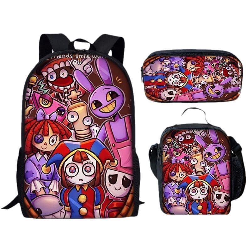 New Magic Digital Circus THE AMAZING DIGITAL CIRCUS student school bag meal bag pencil case 5