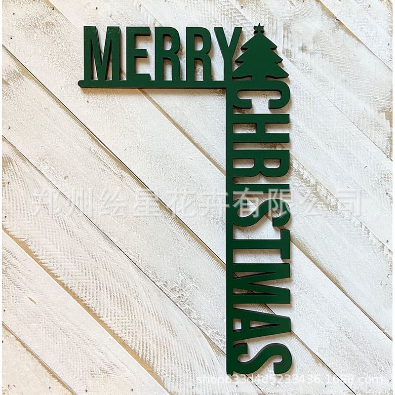 Holiday Home Decor Christmas Corner Wood Decoration 4