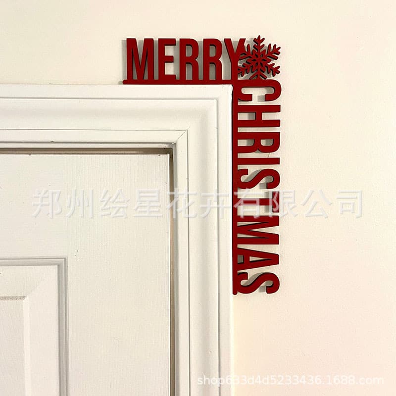 Holiday Home Decor Christmas Corner Wood Decoration 5