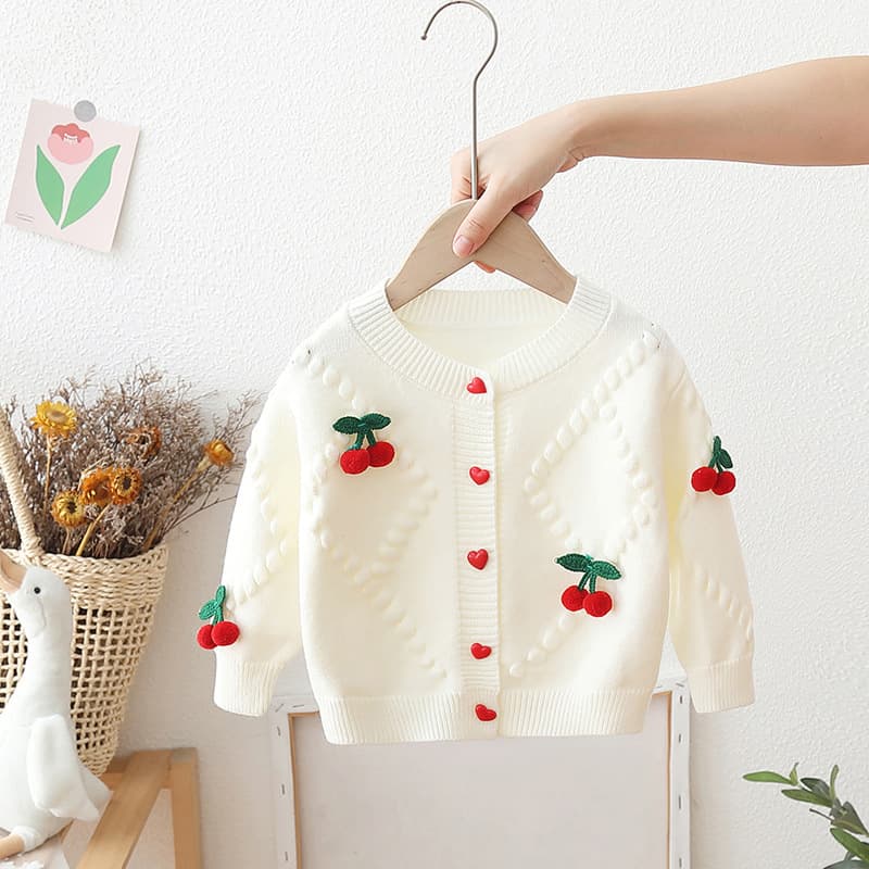 Autumn cardigan, children's woolen sweater, jacket, western style, Korean style 3