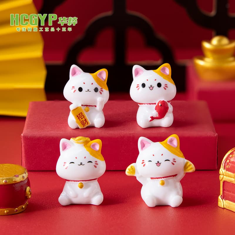 Micro landscape, cute doll, decorations with accessories, table creative accessory, for luck, DIY decoration 2