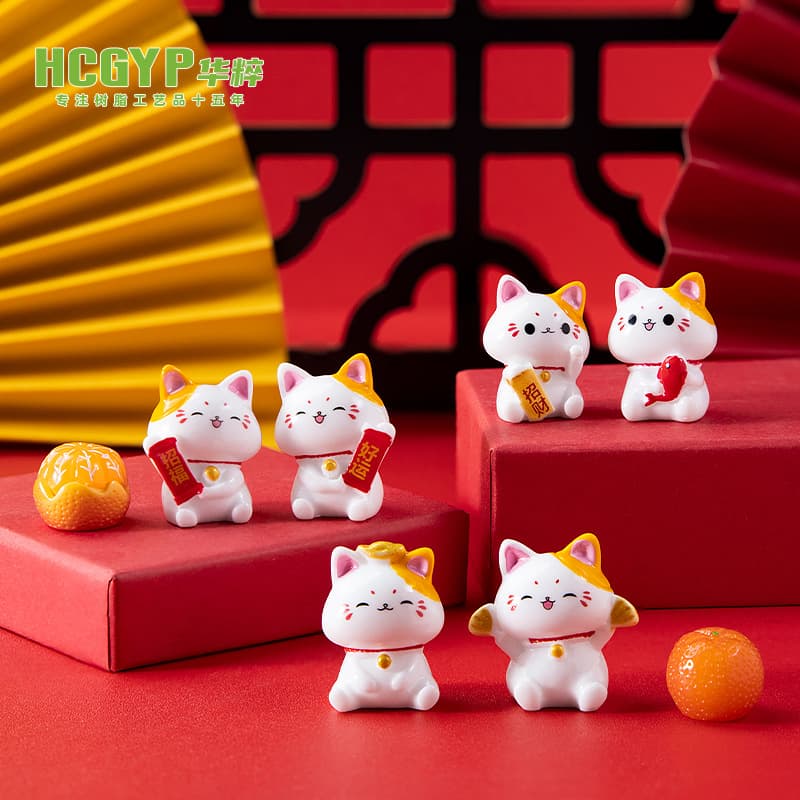 Micro landscape, cute doll, decorations with accessories, table creative accessory, for luck, DIY decoration 1