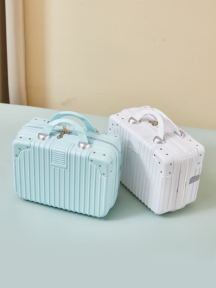 Retro handheld suitcase, storage box, cute small bag, 14 inch, 16 inch 1