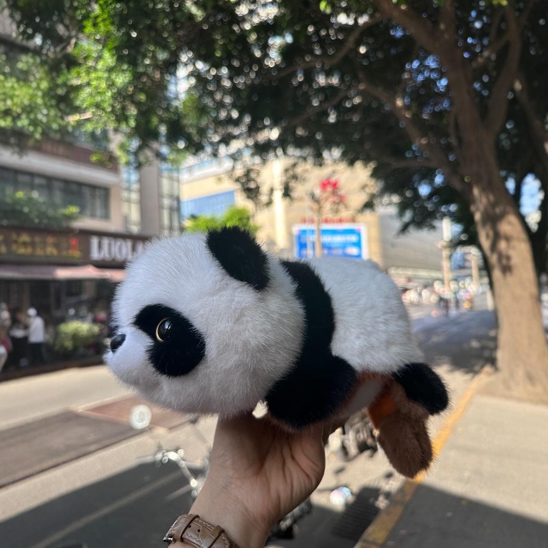 Genuine cute doll for sleep, plush pillow, toy, panda 4