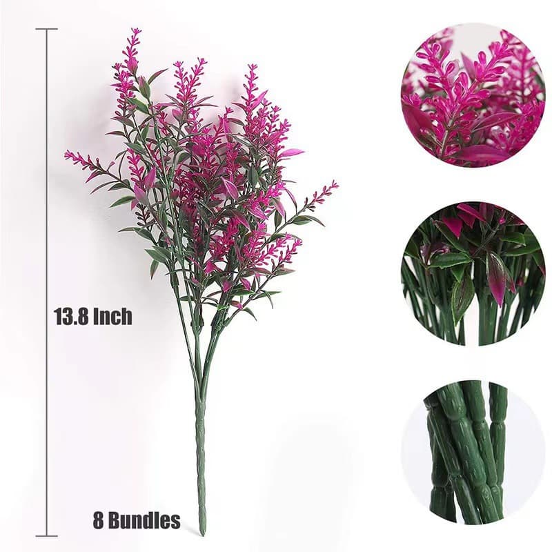 (Cross-border trading), lavender plastic realistic artificial plants 2