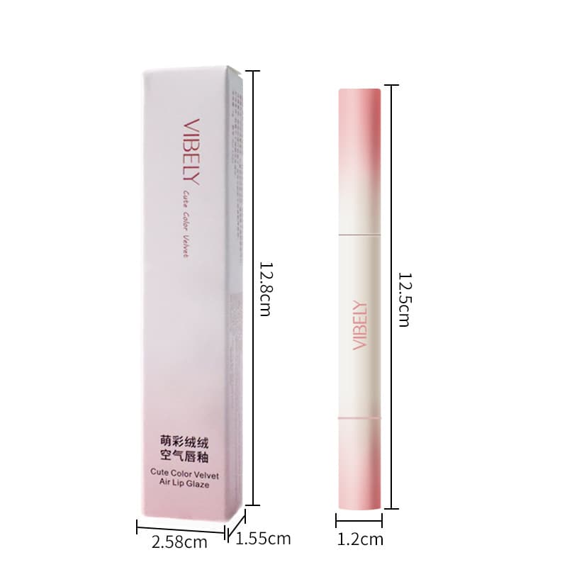 VIBELY Soft heel, powder cream, matte lip gloss, lipstick, translucent shading, natural and permanent formula 5