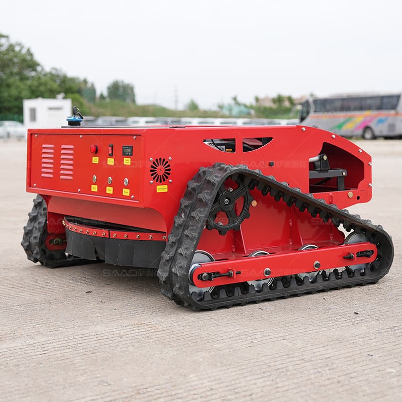 Remote-Controlled Tracked Lawn Mower 4
