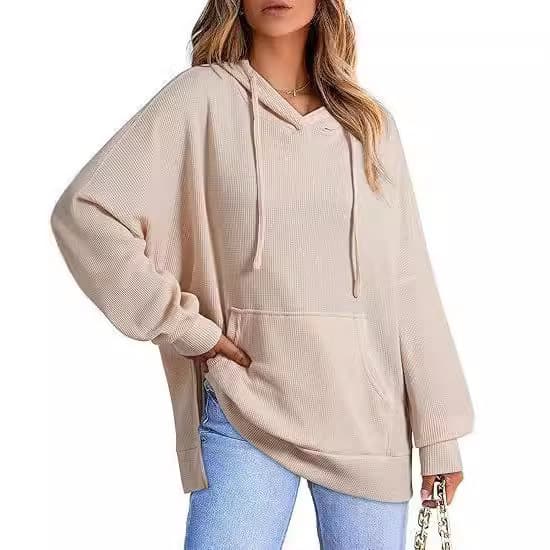 Demi-season knitted hoody, sports long-sleeve, Amazon 3