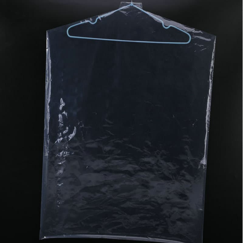 Clothes dust cover coat suit dust bag transparent plastic dust cover dry cleaning shop hanging clothes bag disposable transparent 3