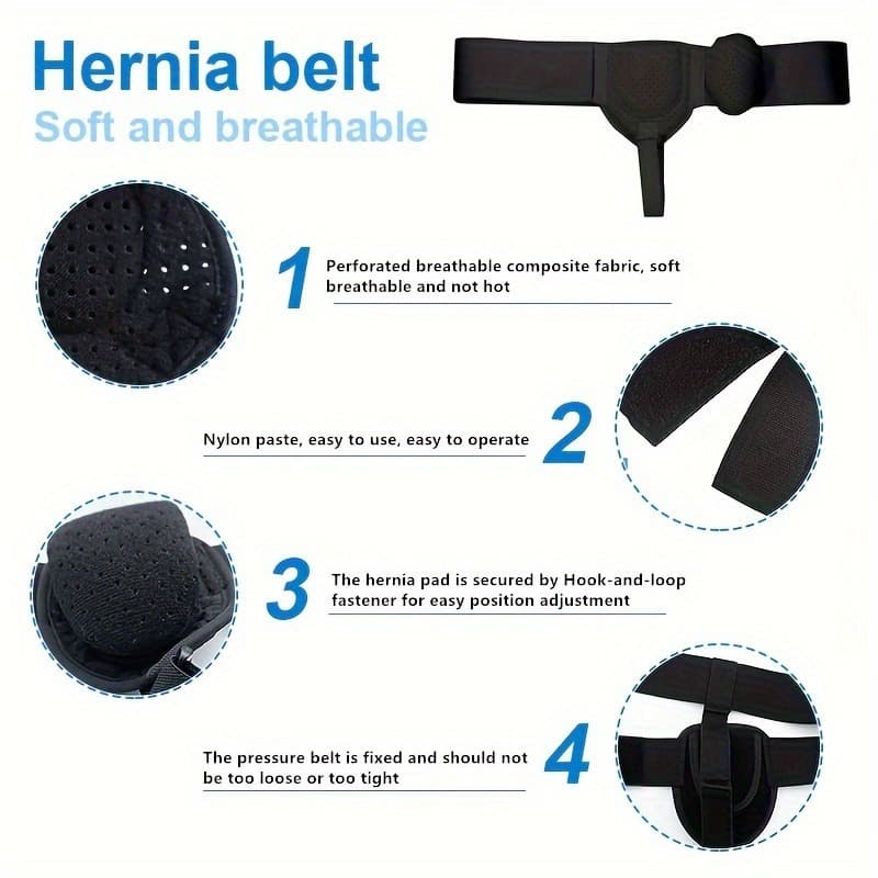 Hernia Support Belt For Men Inguinal 4