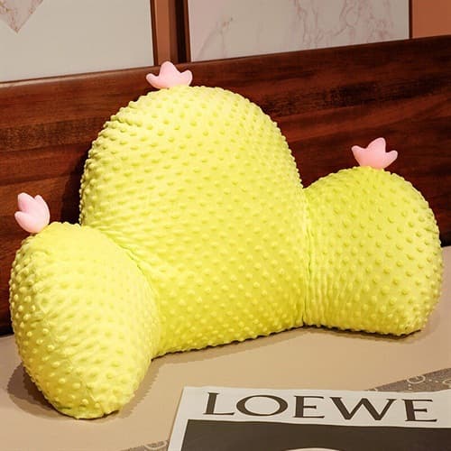 Cartoon cactus waist cushion cushion sofa chair lumbar cushion bed office chair seat lumbar support sedentary artifact 3
