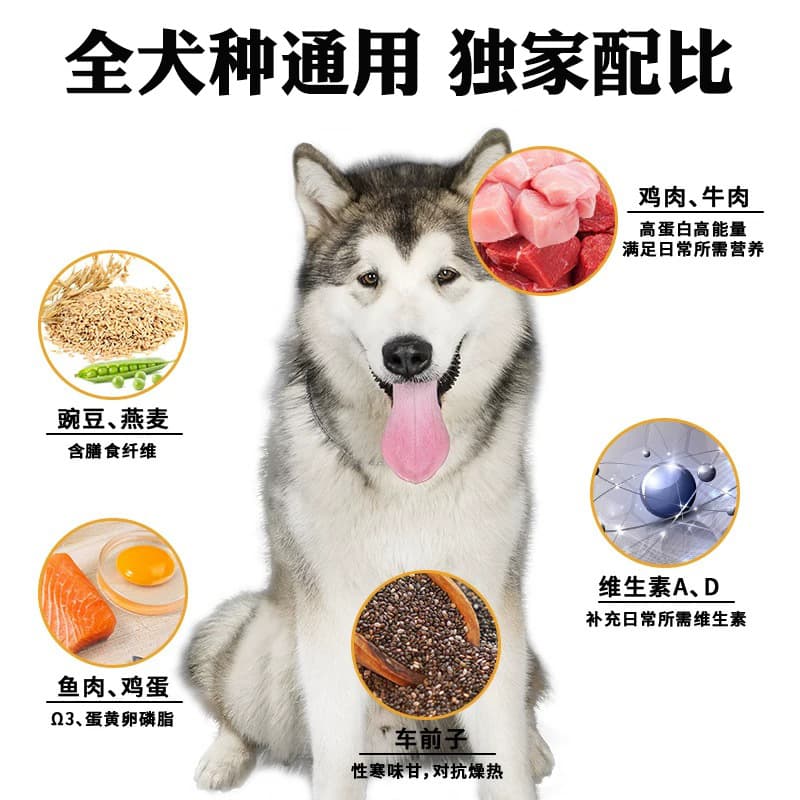 Freeze-dried dog food universal 10 pairs of dog food golden retriever teddy labrador big bag bibie adult dog puppy wholesale 4