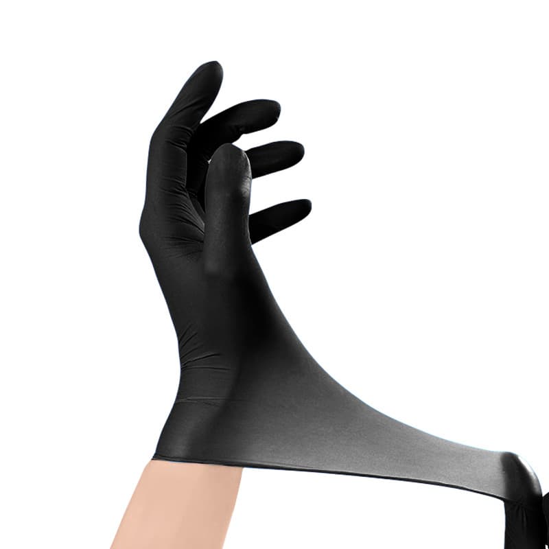 KOOBON Purple Disposable Nitrile Gloves - High Elasticity 2