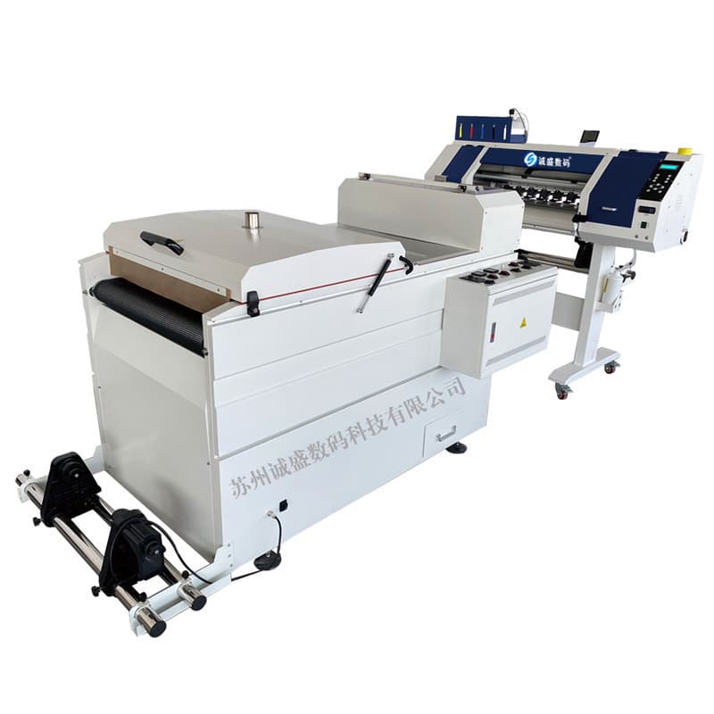 Door-to-door installation of 60cm dual 3200 print heads offset white ink heat transfer printing shaker DTF Printer machine 5