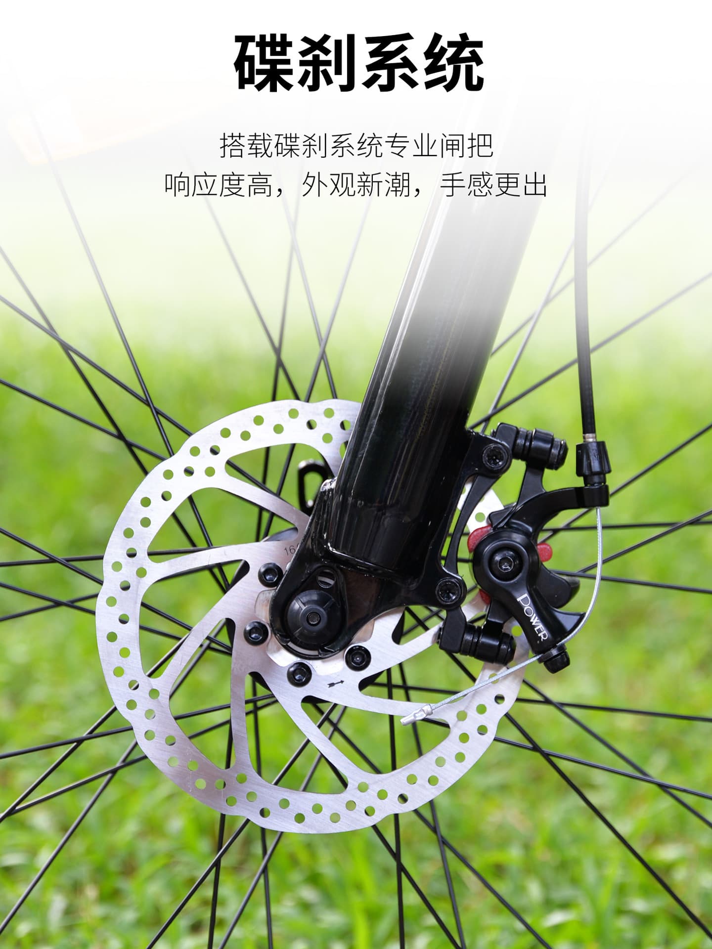 TRIFOX Mountain mountain bike with brake system disc brake for cycling, 21 speeds, for teenagers 5