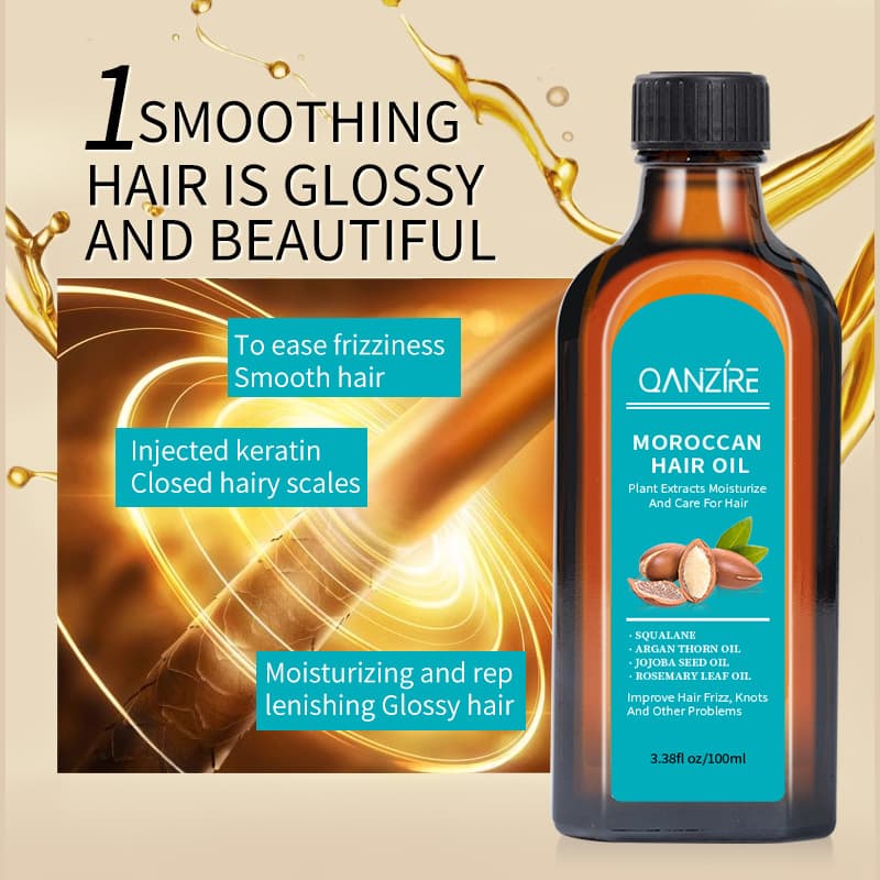 (Cross-border trading), hair oil, conditioner for curly hair, English 2