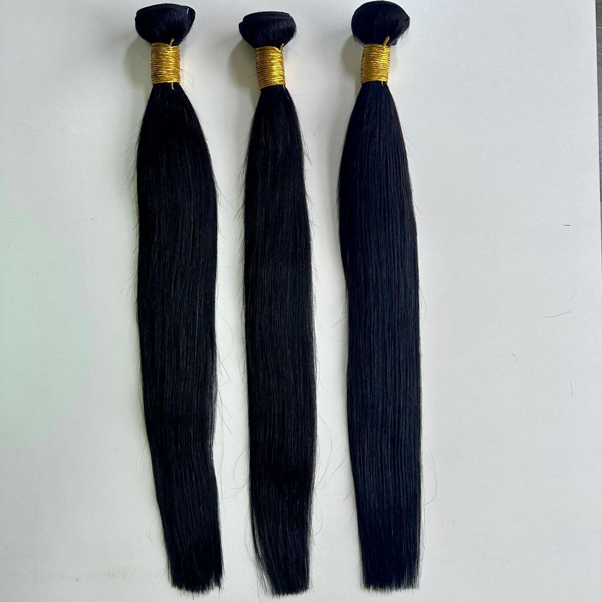 100g Double Weft Human Hair Bundles - Straight Hair 1
