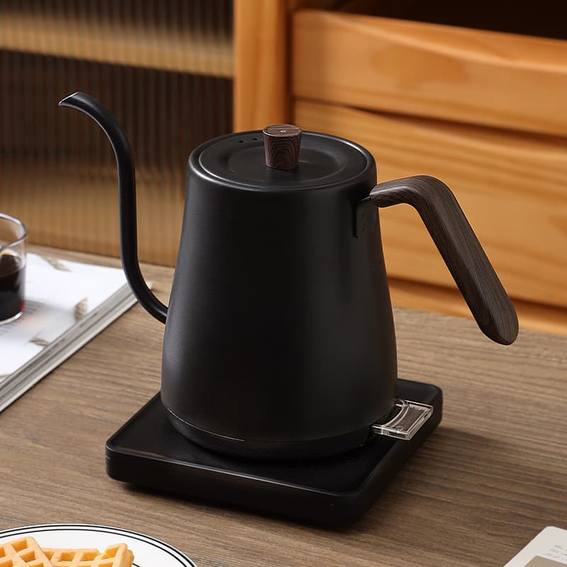 Coffee fashionable teapot, swan stainless steel 4