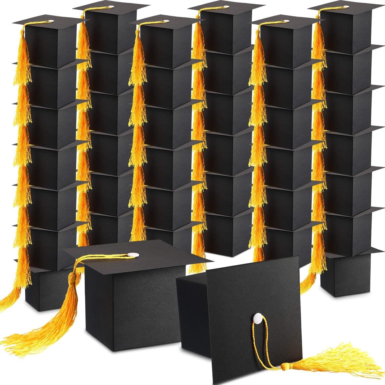 Cross-border creative new celebration bachelor's hat packaging box graduation party return wedding candy box spot European style