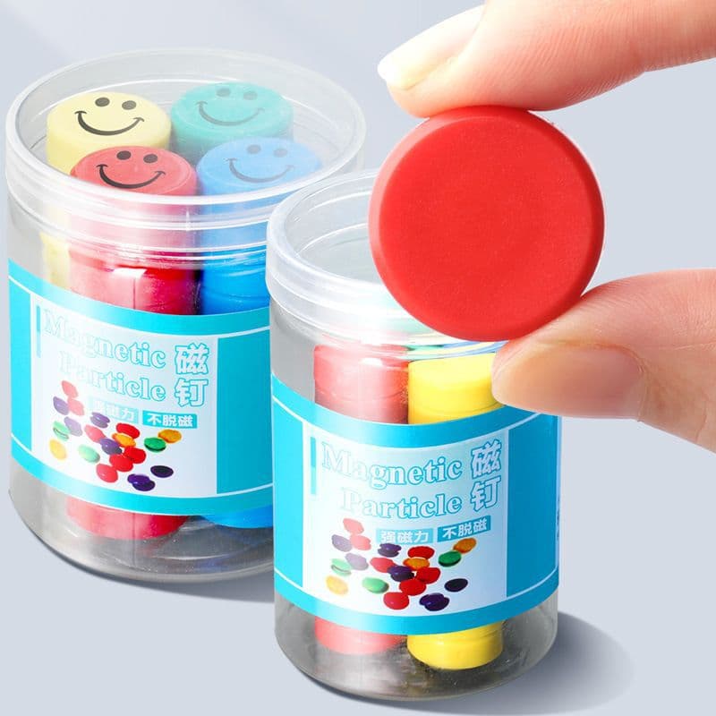 Round magnetic strong magnet, board, fridge magnet for office, training 3