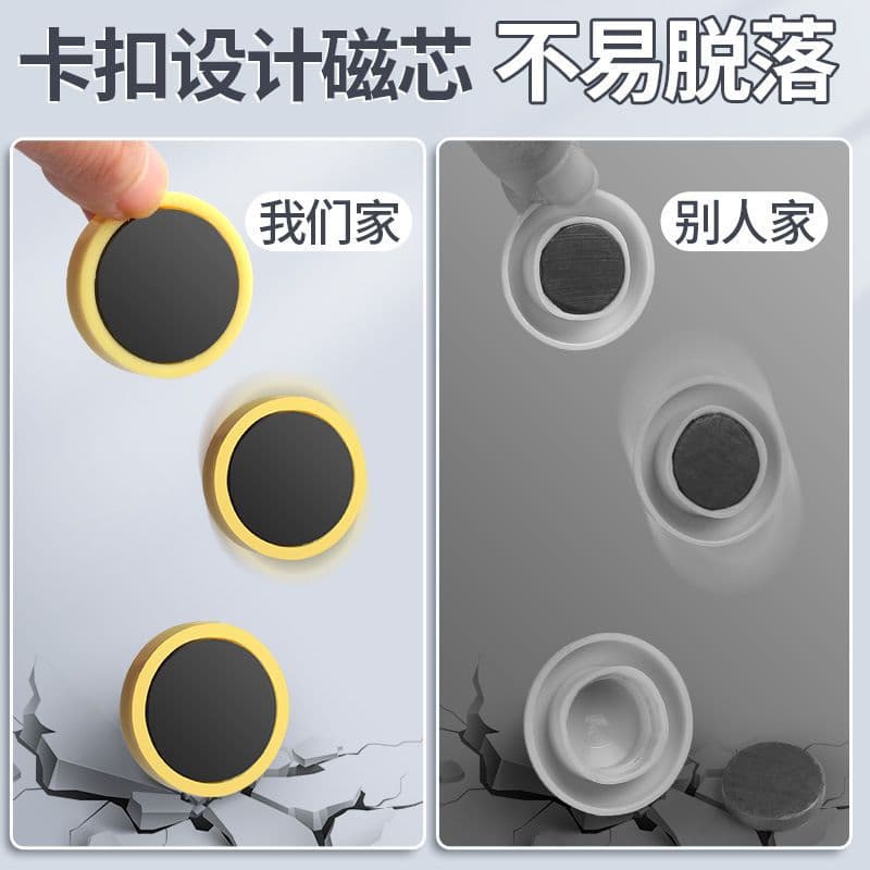 Round magnetic strong magnet, board, fridge magnet for office, training 5