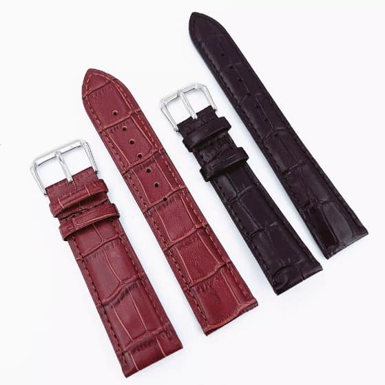 Bamboo leather universal watch strap for men and women, accessories, genuine leather 1