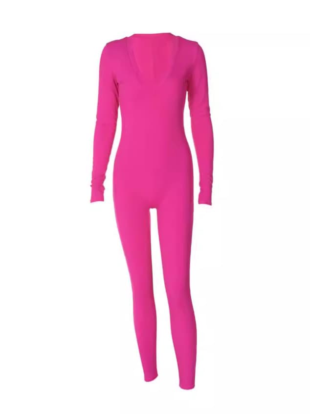 (Cross-border trading), (Wholesale), autumn fashionable solid color sports overall, Aliexpress, slim fit 5