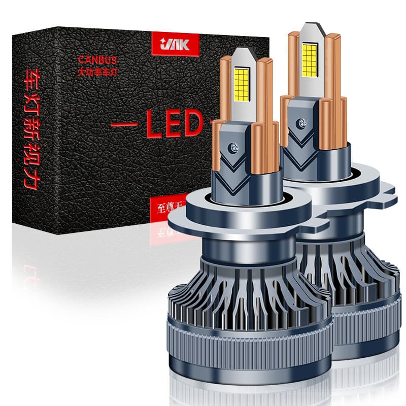 The new six -copper pipe 130W high -power car LED big light upgrade LED distant and near light big light h7 super bright light 1