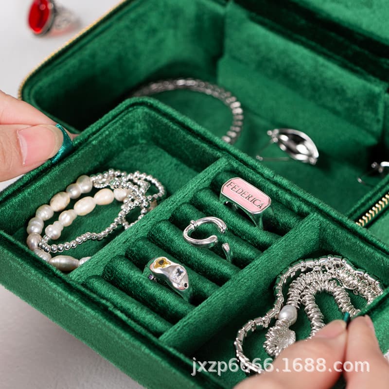 (Cross-border trading), (Wholesale), storage system, handheld storage box for traveling, jewelry, treasure chest, high accessory, high-quality style 3