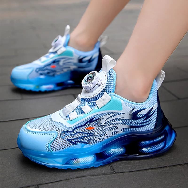 Breathable summer soft non-slip sports lightweight running sneakers for boys, soft sole 3