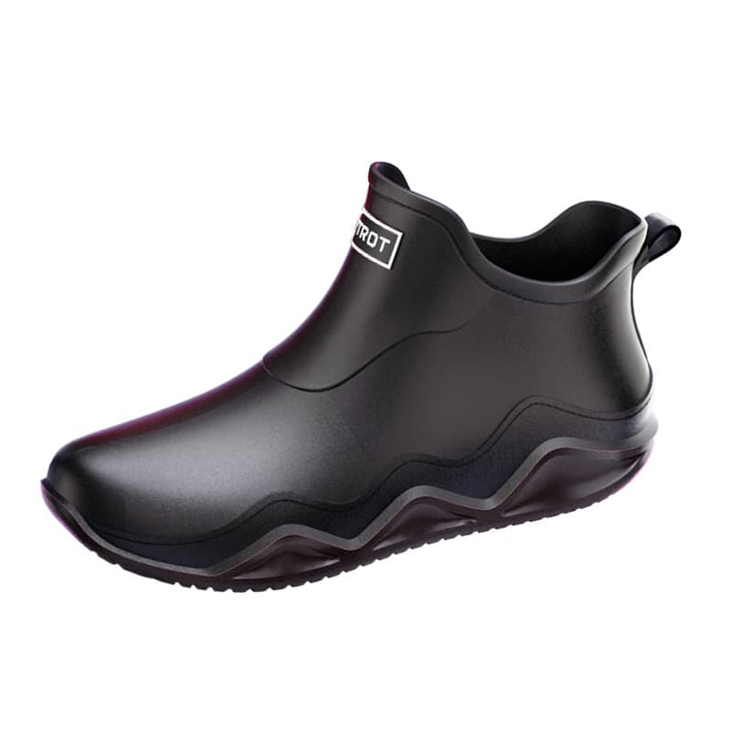 New waterproof shoes for men and women, rain boots for couples, Korean style rubber shoes, non-slip short tube, fashionable and versatile, foreign trade export 5