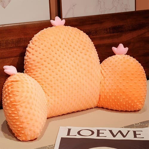 Cartoon cactus waist cushion cushion sofa chair lumbar cushion bed office chair seat lumbar support sedentary artifact 2