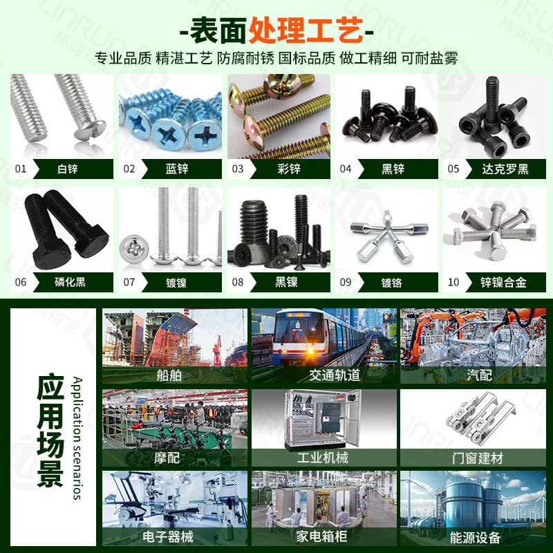 Non-standard fastener processing, cold heading, customized special-shaped hardware accessories, automotive parts processing, non-standard screw processing 3