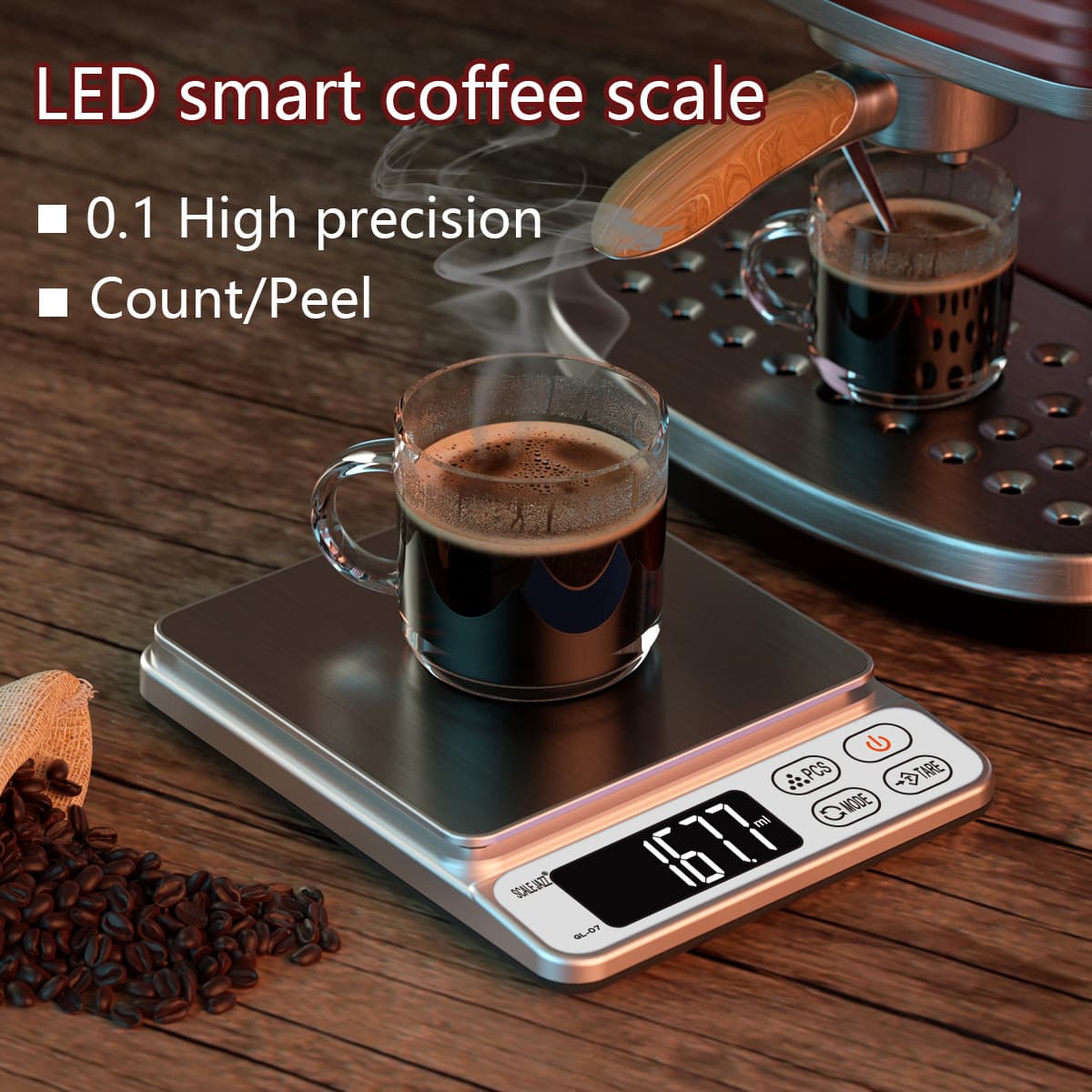 Scale kitchen gram scale mini gram weight scale food scale baking kitchen electronic scale wholesale gram weight scale drop shipping