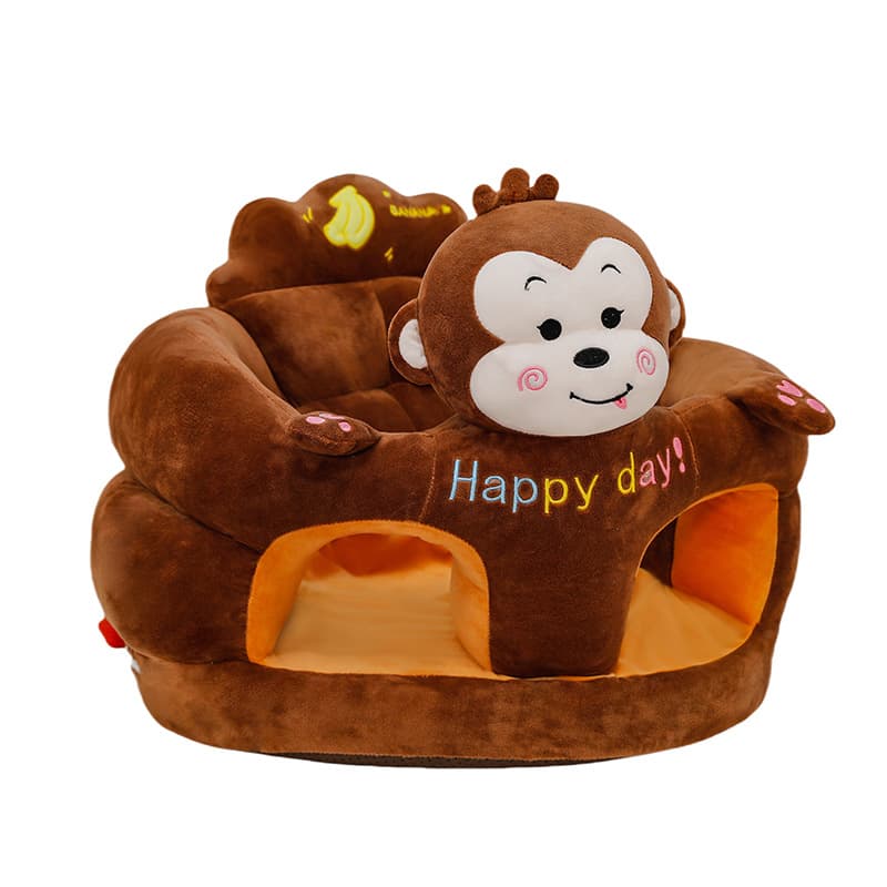 Children's cartoon sofa, plush hairpins, sponge chair for baby, new collection, fall protection 5
