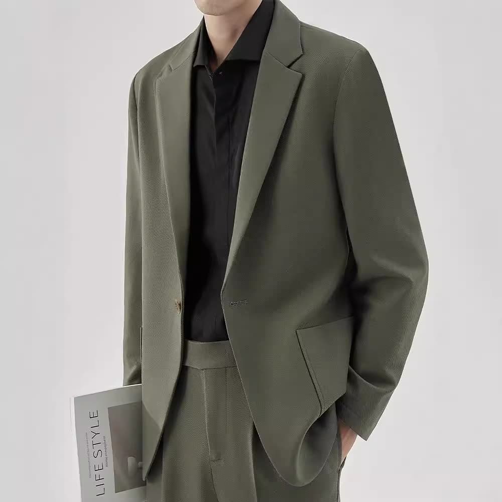 Trend autumn jacket, demi-season classic suit, high-quality style, oversize