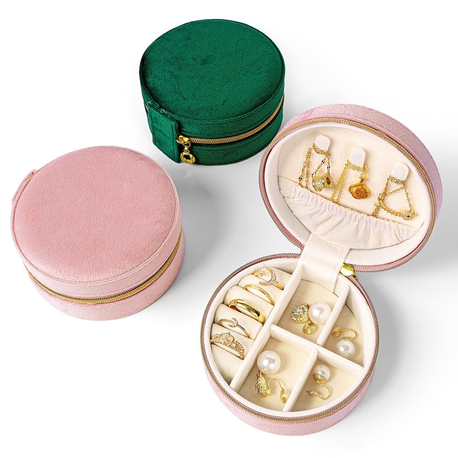 Small storage system for traveling, handheld ring, jewelry, accessory, pack, storage box, Birthday gift 4