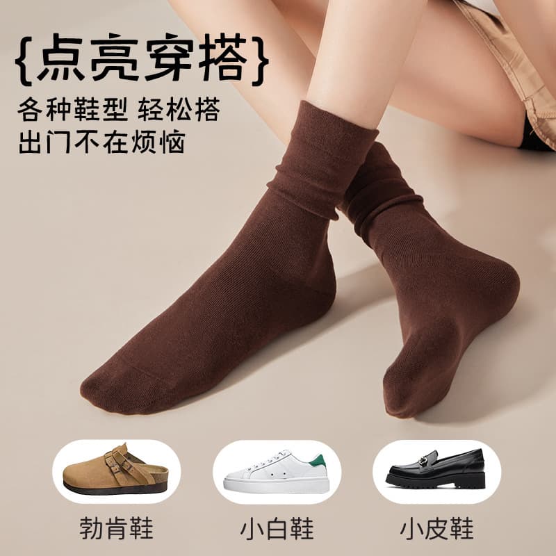 (Wholesale), white autumn cotton silk summer thin socks for pregnant 4