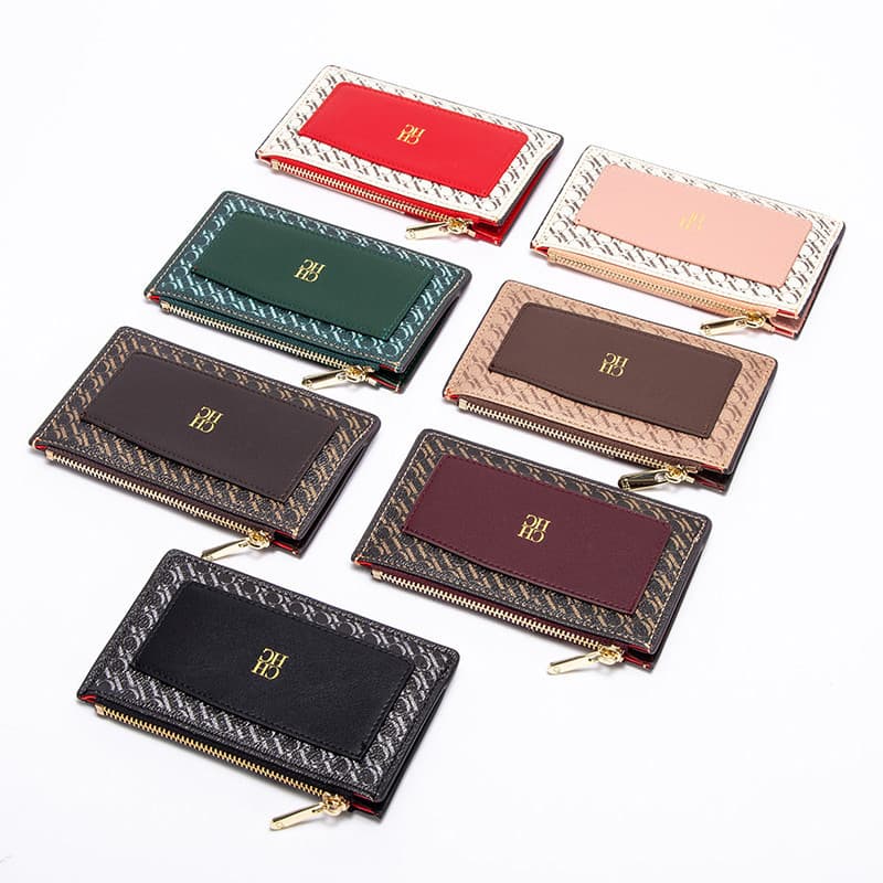 CH Wallet, retro long bag with zipper, genuine leather 1