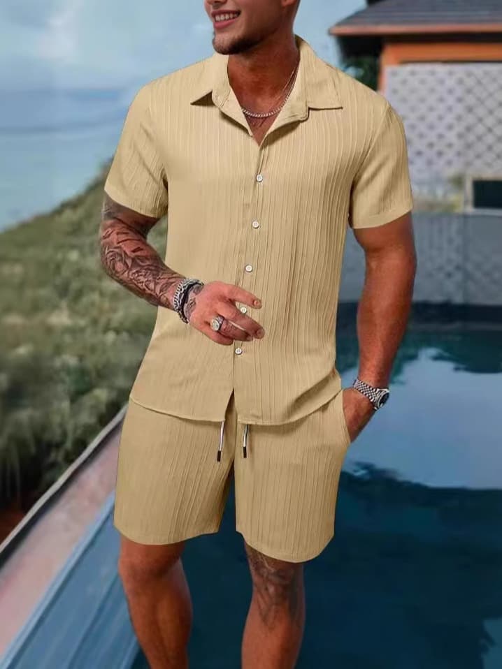 (Cross-border trading), summer beach shirt, trousers, 2023, European style, Aliexpress 2
