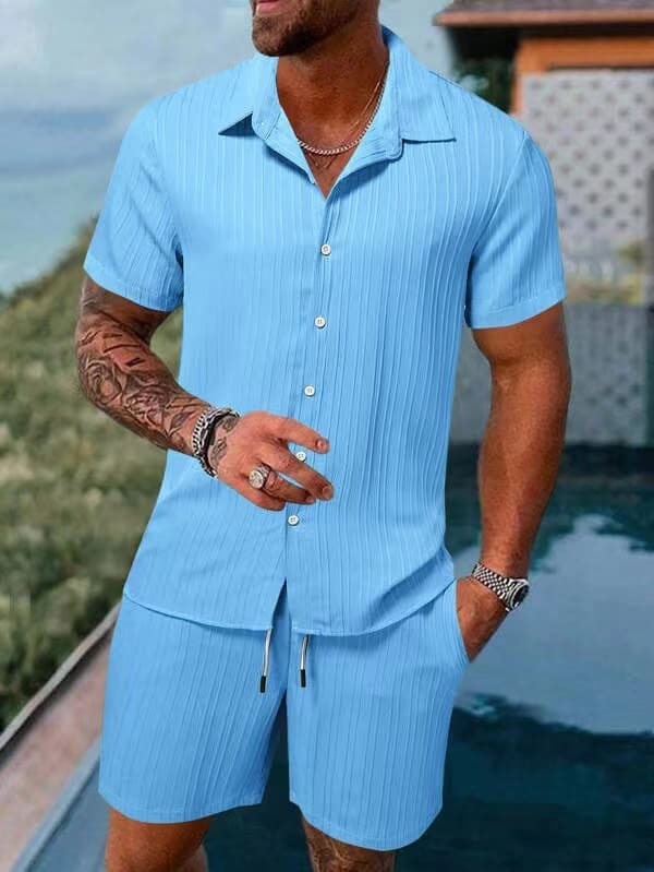 (Cross-border trading), summer beach shirt, trousers, 2023, European style, Aliexpress 4