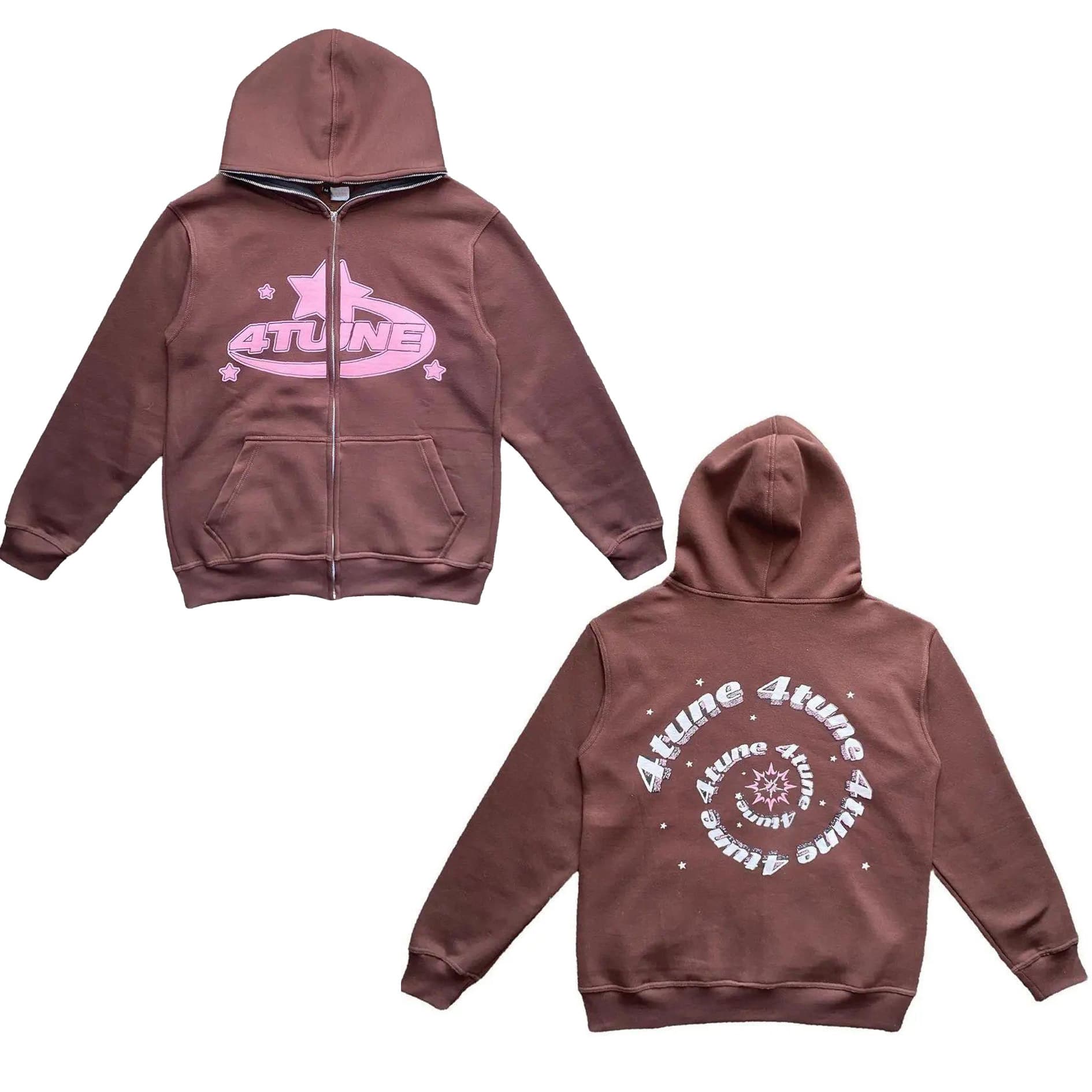 Sweatshirt hip-hop style with zipper, European style, oversize 1