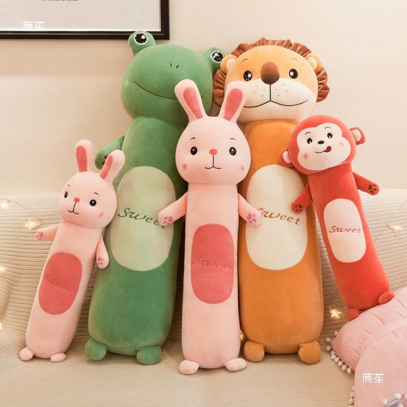 Soft long sleeping cylinder pillow doll plus toys cute 3