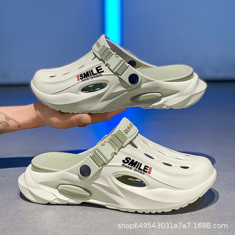 Beach universal non-slip Crocs-style slippers platform, for beloved