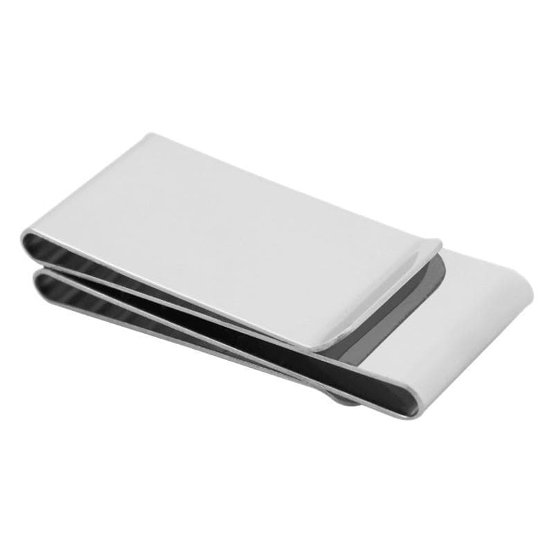 Men's wallet stainless steel, money clip engraved, simple and elegant design, custom-made 5