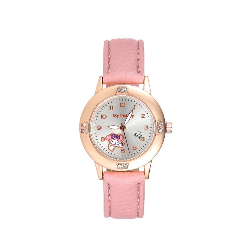 Sanrio, (Cross-border trading), golden belt, watch, quartz watches, pink gold 4